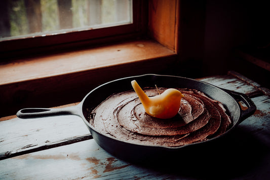 Clean Plant Based Chocolate Skillet Cake